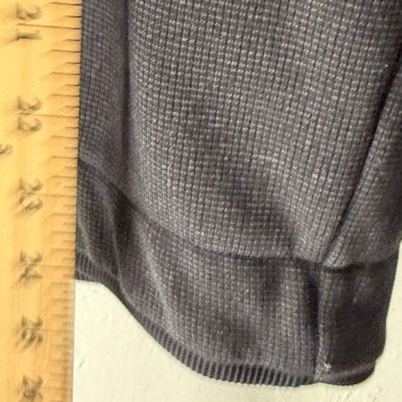 Under Armour ColdGear Black Snap‎ Pullover Size M Waffle Lined Quarter Button - Picture 10 of 10